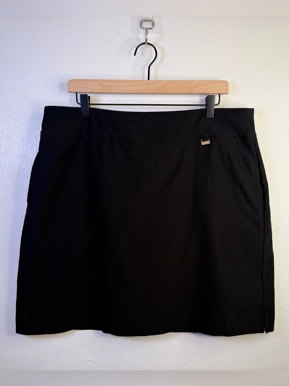 EP Pro (EP NY) Women's Black Pull-on Stretch Golf Skort Activewear Size 18